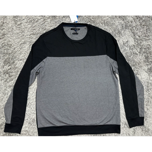 Vince Camuto Pull Col Rond en Coton Pima Colorblock TG $85
