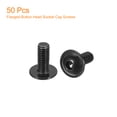 thumbnail image 3 of Unique Bargains Flanged Button Head Socket Cap Screws, 50 Pack M5x12mm 304 Stainless Steel Bolts, 3 of 5