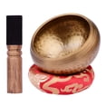 thumbnail image 1 of Amdohai Tibetan Singing Bowl Set with 9.5cm/3.7inch Handmade Metal, 1 of 8