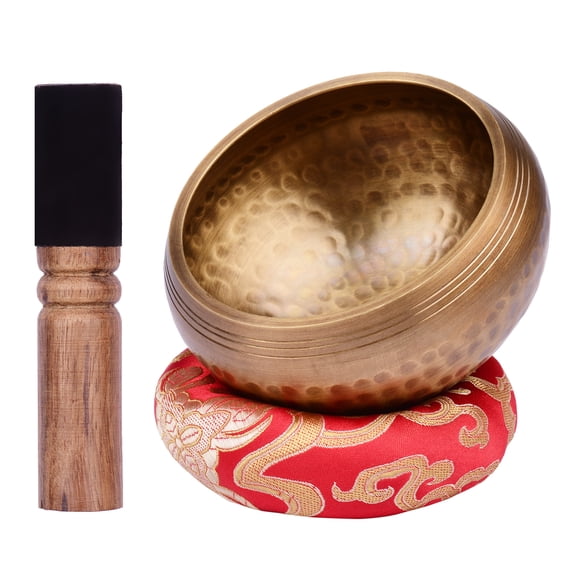 Amdohai Tibetan Singing Bowl Set with 9.5cm/3.7inch Handmade Metal