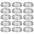 thumbnail image 1 of SHISUYAN 20pcs Mason Jar Lids Multipurpose Covers for Cans and Jars Silver Color, 1 of 8