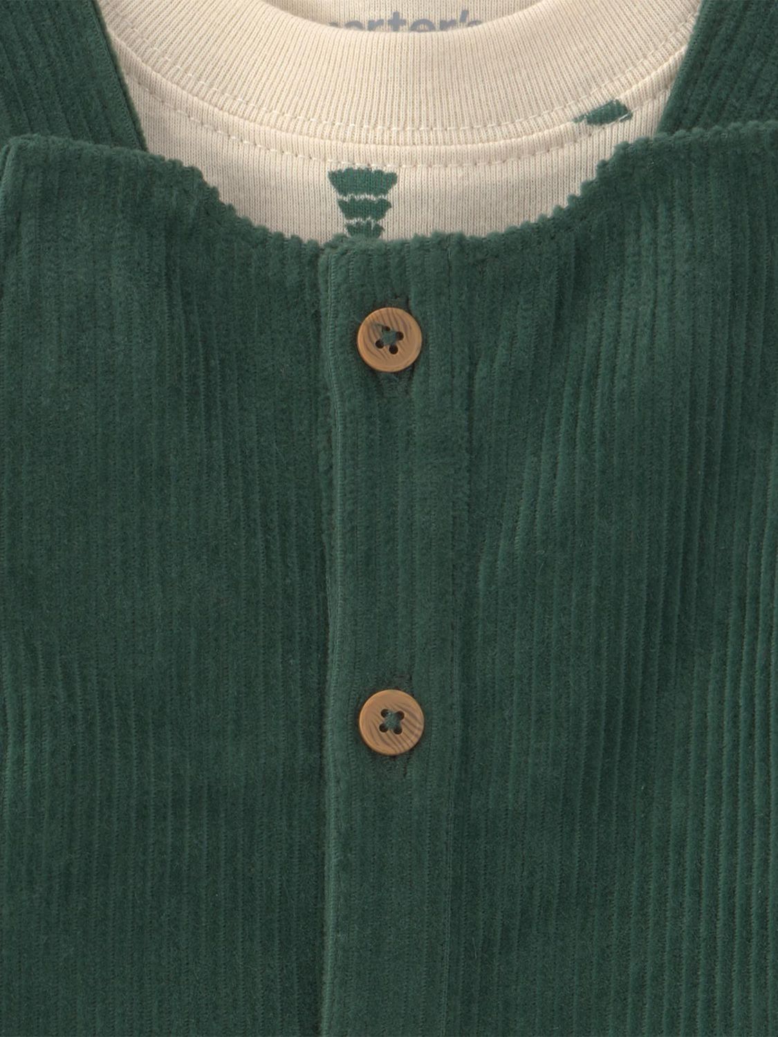 Ensemble salopette et haut 2 pièces Carter's Child of Mine pour bébé garçon, motif d'arbres