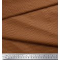 thumbnail image 3 of Soimoi Brown Velvet Fabric Diamond Geometric Print Fabric by the Yard 58 Inch Wide, 3 of 5