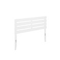 thumbnail image 2 of AFI Oxford Solid Wood Queen Size Modern Headboard with USB Charger in White, 2 of 6