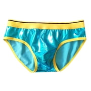 Ketyyh-chn99 Men's Cotton Stretch Brief Underwear Mens Triangle Pants Underwear Tight Pants for XL,Blue