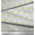 thumbnail image 3 of Soimoi Velvet Fabric Ogee Damask Fabric Prints By Yard 58 Inch Wide, 3 of 5
