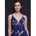 thumbnail image 2 of Bimba Robe Longue d'Été Sans Manches à Imprimé Teinture sur Nœuds Décontractée Maxi de Plage pour Femmes - Medium, 2 of 6