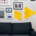 thumbnail image 4 of Hexagon Mirror Paste Acrylic Mirror Wall Paste Three Dimensional Wall Paste Home, 4 of 7