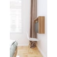 thumbnail image 3 of Nexera Slim Secretary Desk, Nutmeg and Charcoal, 3 of 7
