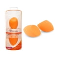 thumbnail image 2 of Real Techniques 2-Pack Orange Miracle Complexion Sponge with Revolutionary Foam Tech – 3-in-1 Design: Flat Edge for Contouring, Rounded Sides for Blending Large Areas, Precision Tip for Blemishes –, 2 of 4