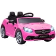 thumbnail image 1 of Aosom 12V Kids Electric Ride On Car with Parent Remote Control Pink, 1 of 10