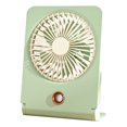 thumbnail image 1 of A Creative Hole Free Wall Fan Featuring 2400Mah Battery 3 Speed Settings For Kitchen Bathroom Living Room Efficient Device Compact Size Efficient, 1 of 8