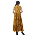 thumbnail image 4 of Moomaya Robes Chemises à Col pour Femmes Imprimées en Rayonne à Boutons Robes Maxi pour Femmes, 4 of 4