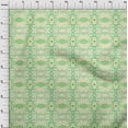 thumbnail image 4 of oneOone Viscose Chiffon Light Green Fabric Tribal Dress Material Fabric Print Fabric By The Yard 42 Inch Wide, 4 of 5