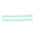 thumbnail image 2 of Loose Leaf Binding Spine Binding Comb Paper Binding Tool Plastic Binding Spine 10 Pcs Loose Leaf Binding Spine 30 Hole Cuttable Wear Resistant PP Plastic 10mm Binding Comb For, 2 of 8