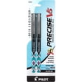 thumbnail image 1 of Pilot Precise V5 Premium Roller Pens X-Fine 2/Pkg-Capped, Deco Black, 1 of 2