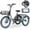 Grey, variant on MOONCOOL 20" Fat Tire Electric Tricycle for Adults, Foldable Electric Trike with Front & Rear Basket, 750W Motor 48V Removable Battery, 3 Wheel Electric Bicycle for Men Women