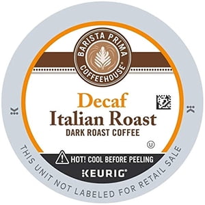 Barista Prima Coffeehouse Decaf Italian Roast KCups 96ct