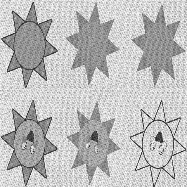 Ahgly Tapis d'Intérieur Lavable en Machine Carré Transitionnel Gris Platine, 8 Pieds Carré