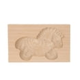 thumbnail image 2 of Oleegame 2PC Cookie Mold DIY Baking Moulds Wooden Cookie Cookie Moulds Embossing Craft Decorative Baking Tools For Christmas Thanksgiving Christmas Kitchen, 2 of 6