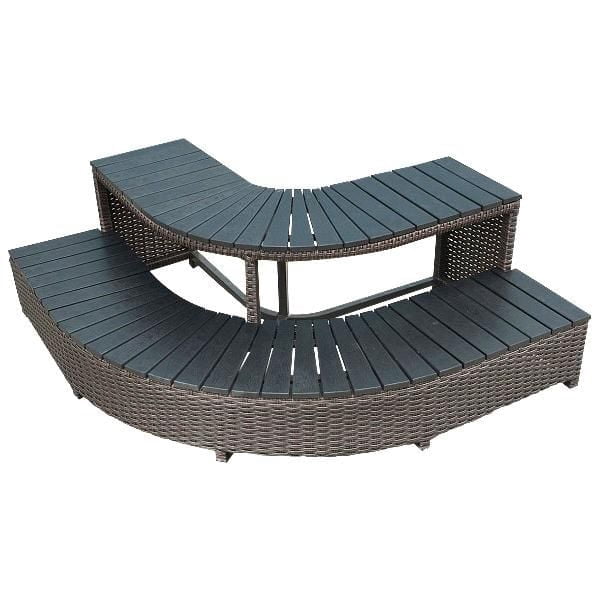 Wicker Corner Step 2-Tier