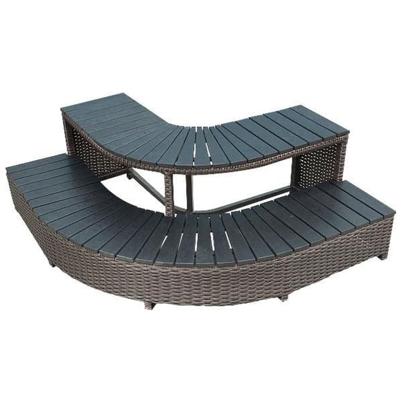 Wicker Corner Step 2-Tier