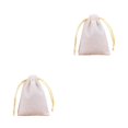 thumbnail image 4 of QualitChoice Jewellery Pouch Drawstring Bags Bracelet Packaging Goodies Mobile Phone Storage Holder Party Gifts Drawable Pouches Beige-7*9 2Set, 4 of 6