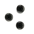 thumbnail image 3 of Becaristey 3pack/lot Guitar S Sound With Top Metal Guitar Knobs Easy To Install Size Tone Control Knobs Style A 1Set, 3 of 6