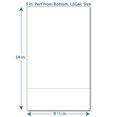 thumbnail image 4 of Papier Perforé, 3 Pouces du Bas, Horizontal sur Blanc 24# Papier pour Copies Format Légal (Rame de 500), 4 of 4