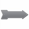 thumbnail image 2 of SignMission P-ARROW-999839 6 x 18 in. Wide Gray Arrow Sign, 2 of 4