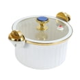 thumbnail image 3 of veasfak Stovetop Cooking Pot Slow Cooker and Food Warmer 7L with Lid Easy Clean Hot Pot Rice Cooking Steamer for Food Cereals Noodles white, 3 of 9