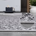 thumbnail image 4 of Garvee 2'x6' Runner Rugs Kitchen Entryway Braided Print Rugs, Machine Washable Non-Slip Low Pile Indoor Rugs for Hallway, Bedroom, Living Room, Gray, 4 of 8