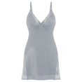 thumbnail image 5 of Kcodviy Pyjama Modert Pyjama à Bretelles Chemise de Nuit Boutonnée Robe de Sommeil Pyjama pour Bébé Chemises de Nuit pour Femmes 100 Coton Chemises de Nuit pour Femmes Nuisette Mignonne Chemises de Nuit, 5 of 5