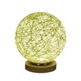 thumbnail image 2 of ABPWLY 3D USB Charging LED Rattan Night Table Desk Lamp Clearance Table Lamp for Bedroom Canada Days Modern Table Lamp Small Desk Lamp, 2 of 4