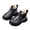 style-01 Black, variant on Gubotare Toddler Fall Boots Kids Hiking Outdoor Waterproof Lace-up Comfort Urban Styled Boots Size 9.5 (Beige,Toddler 9.5)