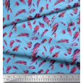 thumbnail image 2 of Soimoi Velvet Fabric Brush Stroke Abstract Print Fabric by Yard 58 Inch Wide, 2 of 3