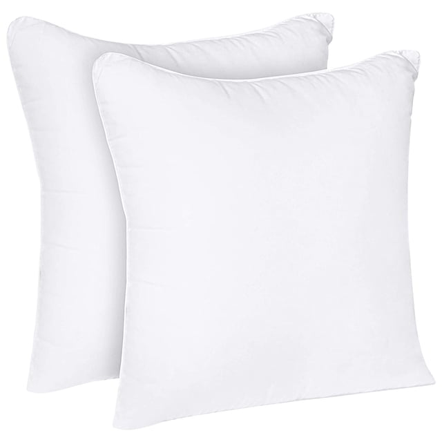 VogueV Inserts d'Oreiller Carrés Blancs en 2 Pcs (35x35 cm) B