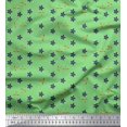 thumbnail image 1 of Soimoi Cotton Cambric Fabric Floral & Dragonfly Insects Printed Craft Fabric by the Yard 42 Inch Wide, 1 of 3