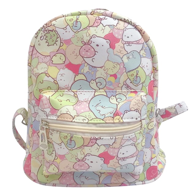 Women Mini Backpack Fashion Casual Cartoon Small Backpack Purse School Backpack