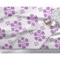 thumbnail image 3 of Soimoi Poly Georgette Fabric Damask Decorative Print Sewing Fabric Yard 42 Inch Wide, 3 of 3