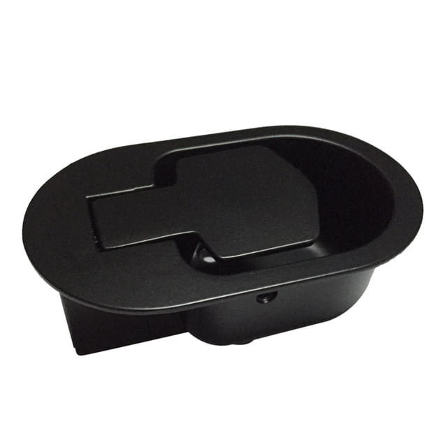 1 Piece, Recliner Handle /Sofa/Couch Release Lever Metal Replacement Handles, Black. A black ABS release lever handle for reclining sofas and chairs, ideal for sofa repair and replacement. Features two screw holes for easy installation. Dimensions: 11.2 x 6.5 x 3.7 cm.