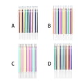 thumbnail image 3 of pitrice 12 Pieces Gel Pen Refill Painting Writing Stationery Marker Replacement Office Marking Shinning Highlight Ink Ballpoint Type 1, 3 of 9