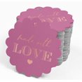 thumbnail image 4 of Inkdotpot Real Rose Gold Foil Made With Love Text Tags Favor Hang Paper Tags 50 Pieces, 4 of 6