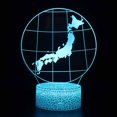 thumbnail image 1 of Up to 65% off Earth Series 3D Night Light LED Colorful 7-Color Desk Lamp Bedroom Home Decor Gift, 1 of 2