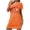 Orange, variant on Super Soft Pajamas for Women Nightgown for Woman Night Dress Short Sleeve Printed Sleep Shirt Sleepwear Soft Nightshirts Valentine's Day Print Sleepshirts Soft Sleep Dress Classic Tee Nightdress XXL