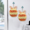 thumbnail image 4 of Rbaofujie Rabbit Ear Crown Chenille Hand Towel Cute Hanging Hand Wipe Ball Hand Towel Thickened Absorbent Hangable Multifunctional Hand Towel Homes for Sale, 4 of 6