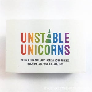 English version unstable unicorns angry unicorn board game card party board game card toys