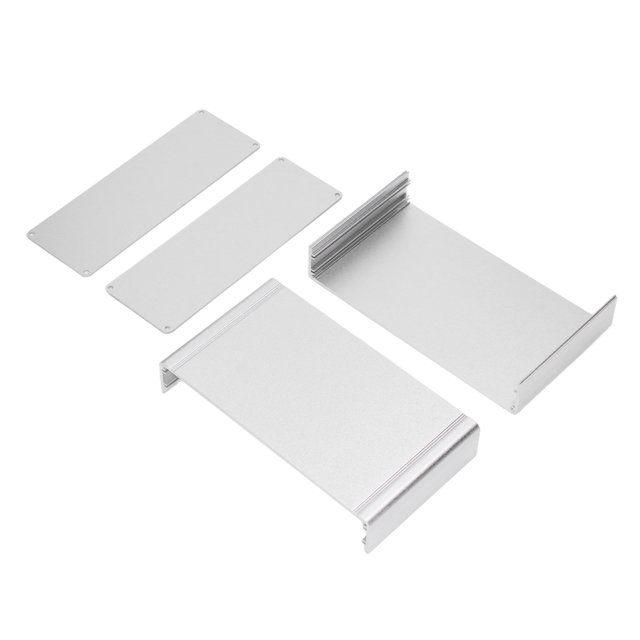 Aluminium Electric Box, Waterproof 62x178x100mm Silver Junction Case Wide Use For DIY