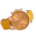 thumbnail image 1 of Fashion Womens Leather Strap Stainless Steel Quartz Watch Pointer Watch, 1 of 9