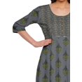 thumbnail image 3 of Moomaya Kurti Ligne A pour Femmes Kurti Longue Imprimée Robe Haut Indien pour Femmes, 3 of 5